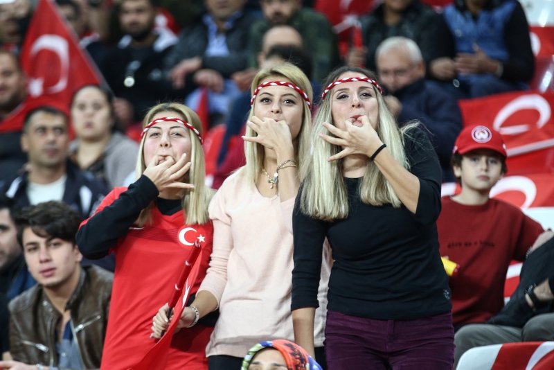 Türkiye - Ukrayna maçından kareler!