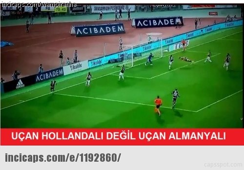 İşte derbi caps’leri