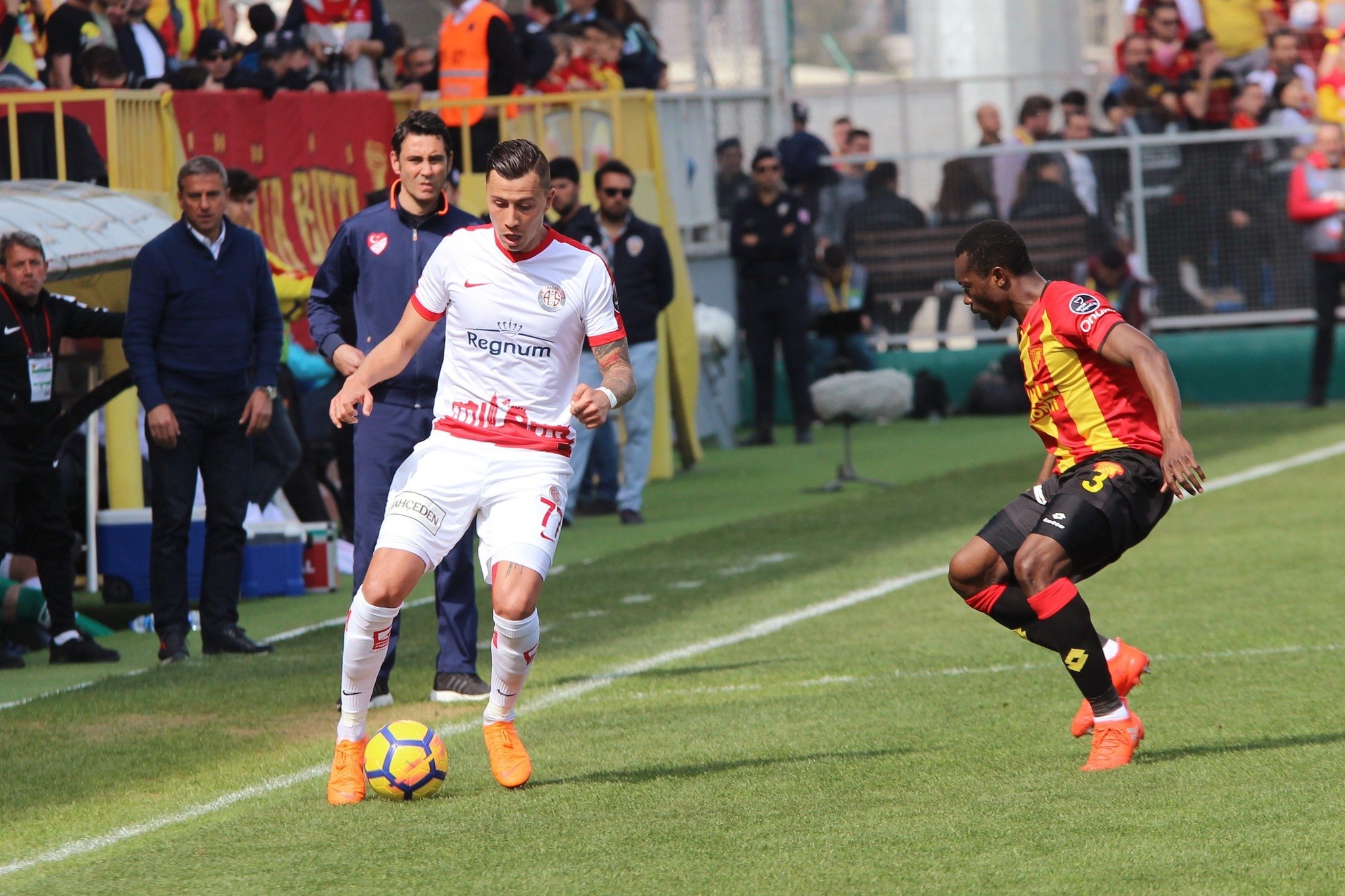 Göztepe - Antalyaspor maçından kareler!