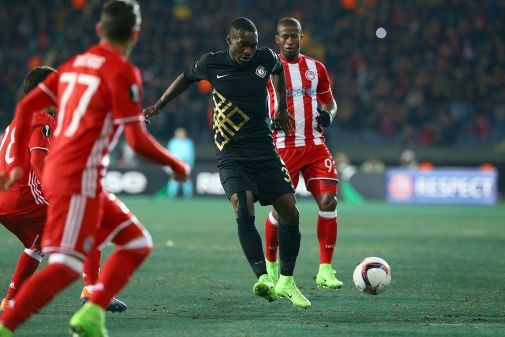 Osmanlıspor - Olympiakos maçından kareler