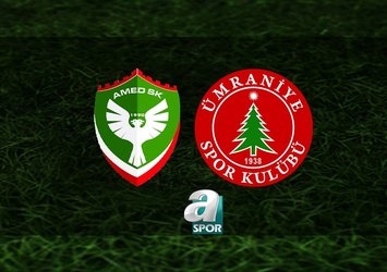 Amed SK - Ümraniyespor maçı saat kaçta?