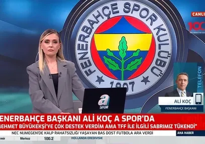 Ali Koç'tan A Spor'a özel açıklama: Güzel bir maç olsun