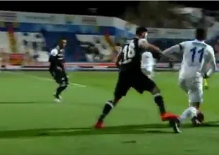 Beşiktaş'ın golünden önce faul var mı?