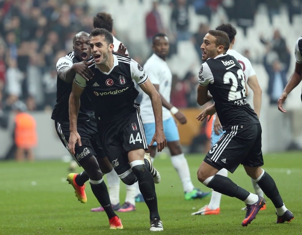 Beşiktaş-Trabzonspor karşılaşmasından kareler