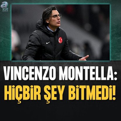 Montella: Hiçbir şey bitmedi