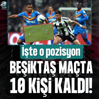 Beşiktaş-Göztepe maçında kırmızı kart kararı!