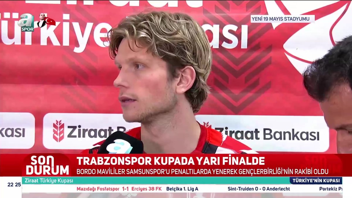 23 Nisan 2026 - Logi Tomasson: Kırmızı kart maçın seyrini değiştirdi! - Aspor  Ziraat Türkiye Kupası