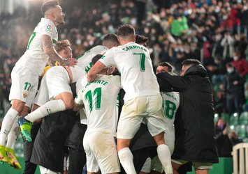 Elche sahasında kazandı!