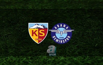 Kayserispor - Adana Demirspor maçı CANLI İZLE Kayserispor - Adana Demirspor maçı canlı anlatım