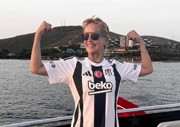 Sharon Stone'un Beşiktaş aşkı!