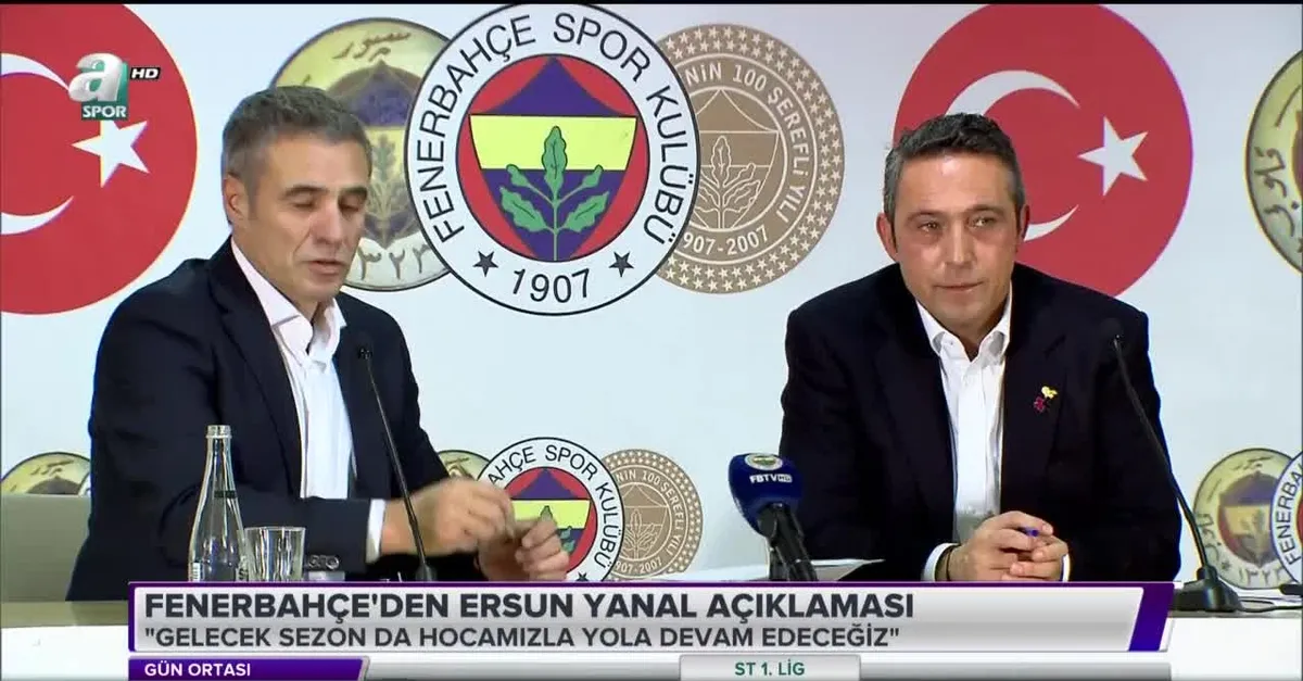 Fenerbahçe'den Ersun Yanal açıklaması