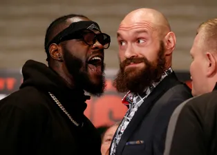 Fury ve Wilder arasında gergin anlar!