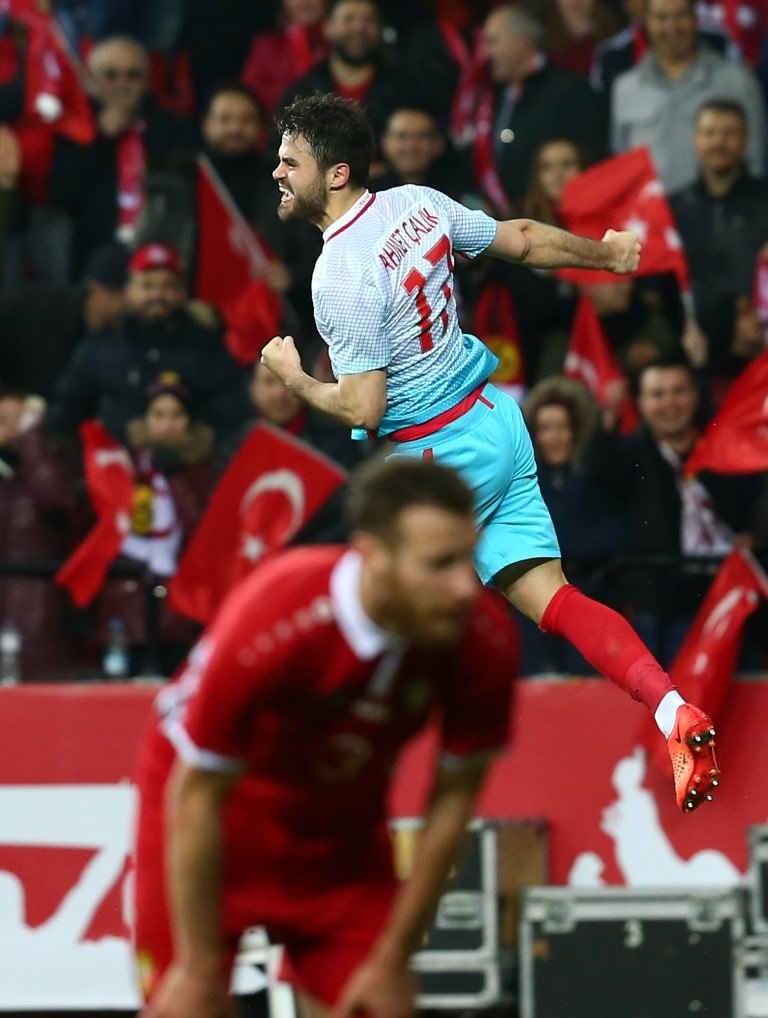 Türkiye - Moldova maçından kareler