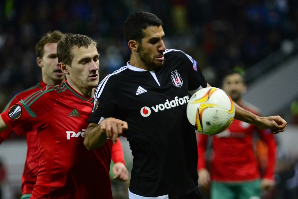 Lokomotiv Moskova - Beşiktaş maçından kareler