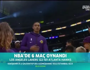 NBA'de 6 maç oynandı