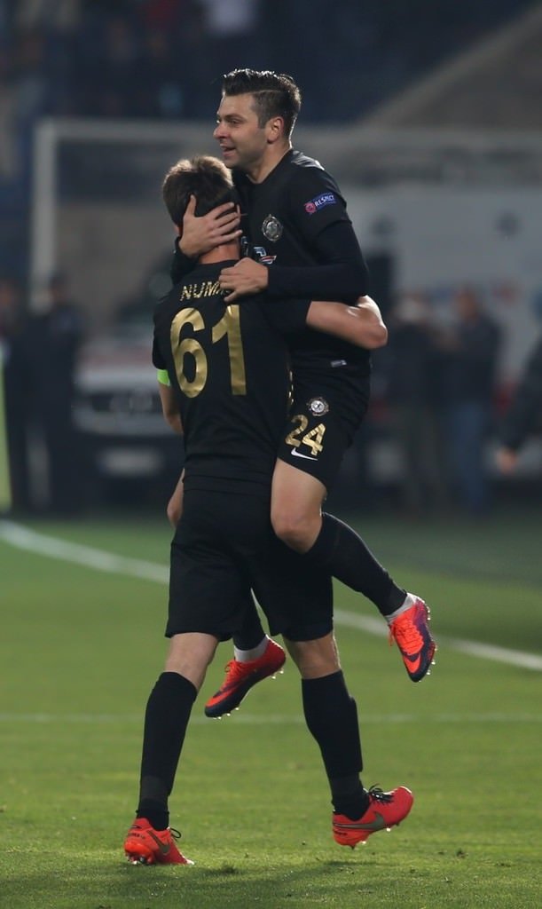 Osmanlıspor - Villarreal maçından kareler