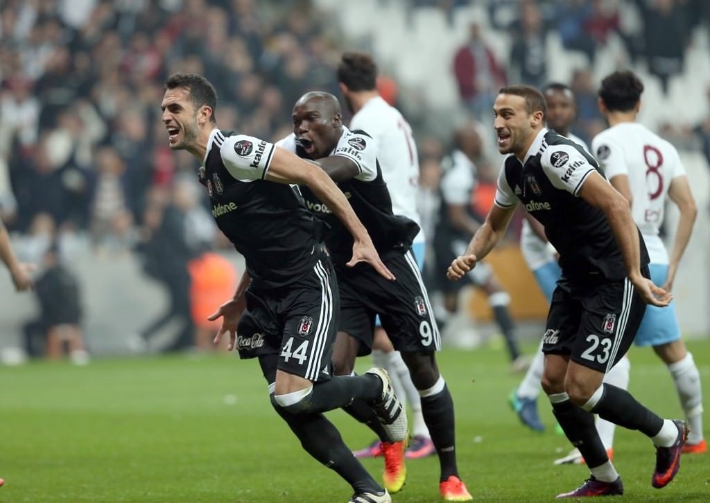 Beşiktaş-Trabzonspor karşılaşmasından kareler