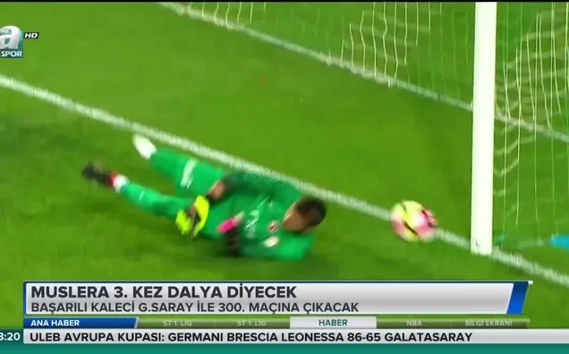 Muslera 3.kez dalya diyecek