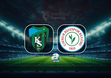 Kocaelispor-Rizespor maçı bilgileri!