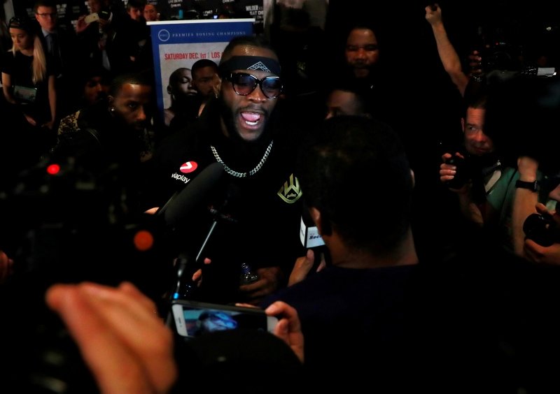 Fury ve Wilder arasında gergin anlar!