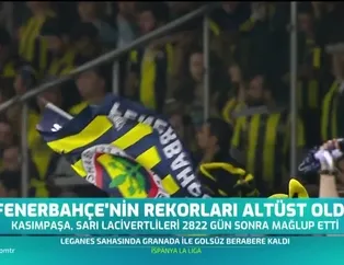 F.Bahçe'nin rekorları altüst oldu