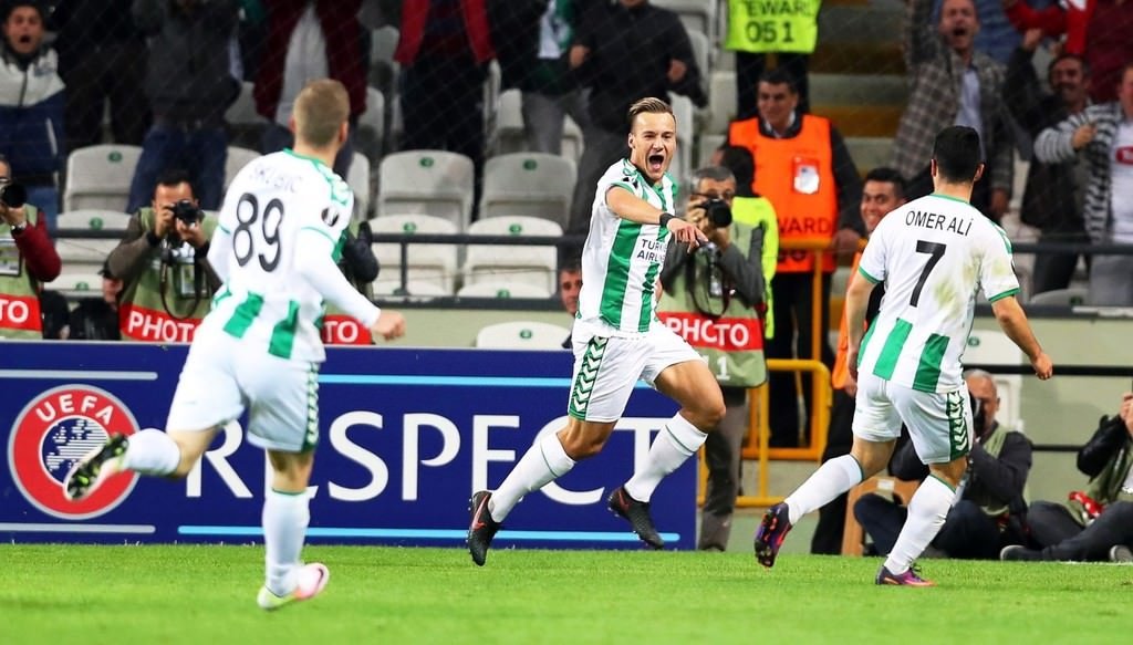 Atiker Konyaspor - Braga maçından kareler