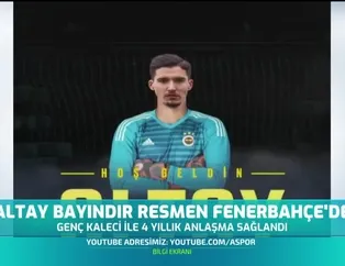 Altay Bayındır resmen Fenerbahçe'de