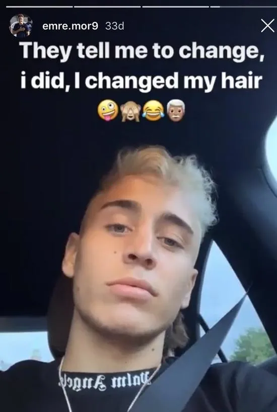 Milli maç sırasında Emre Mor'dan dikkat çeken paylaşım - 1