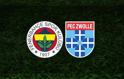 Son dakika spor haberi: Fenerbahçe PEC Zwolle maçı ilk 11’ler belli oldu