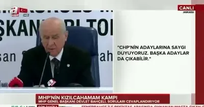Devlet Bahçeli: "Beşiktaş sahadan kaçmaz"