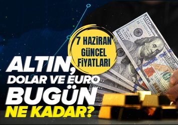 Canlı altın ve döviz kuru takibi 7 Haziran 2025