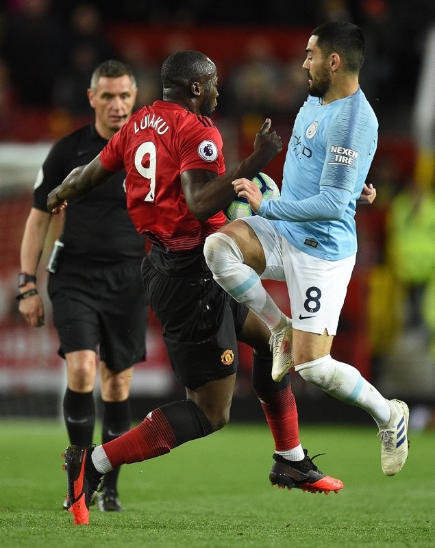Manchester United - Manchester City maçından kareler...
