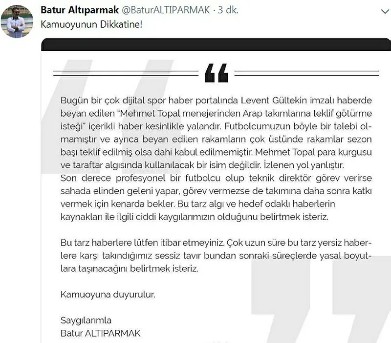 ‘Mehmet Topal ayrılmayacak’ - 1