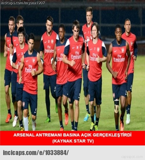 G.Saray - Arsenal maçı caps’leri