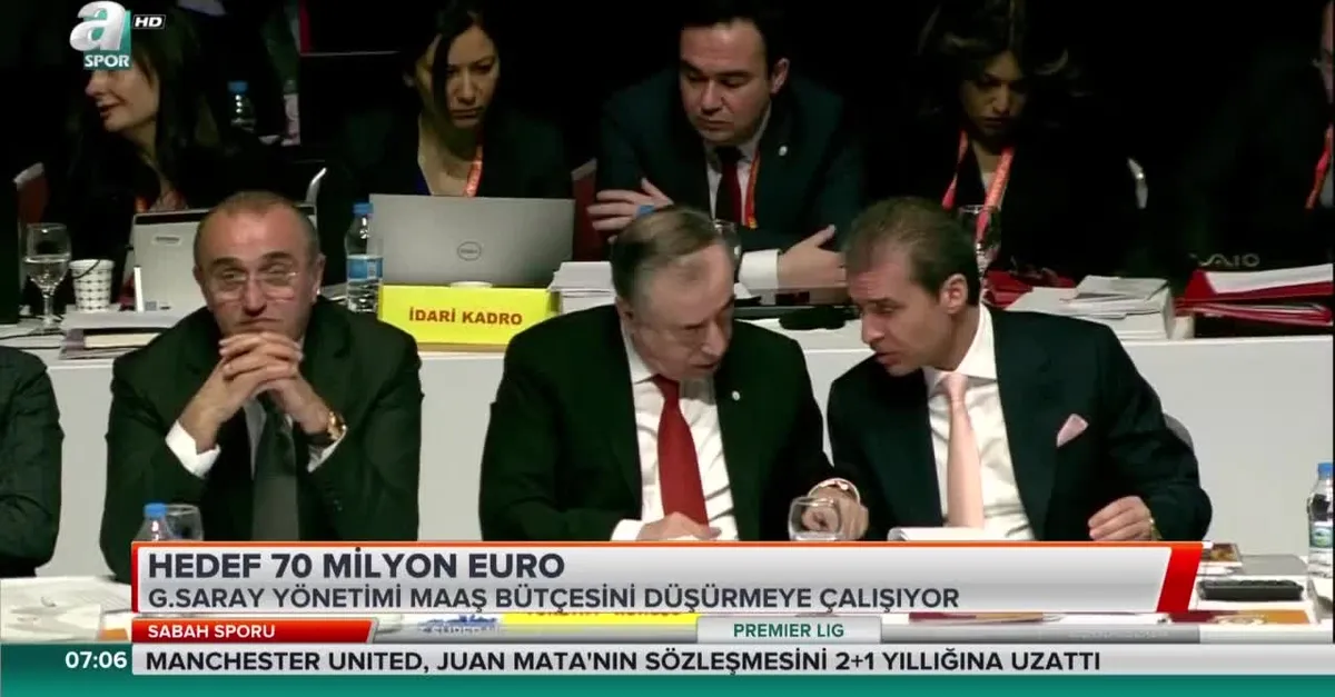 Galatasaray'da hedef 70 milyon Euro
