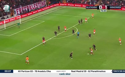 Galatasaray 0-2 Fatih Karagümrük | MAÇ ÖZETİ