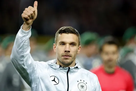 Podolski'ye muhteşem veda!