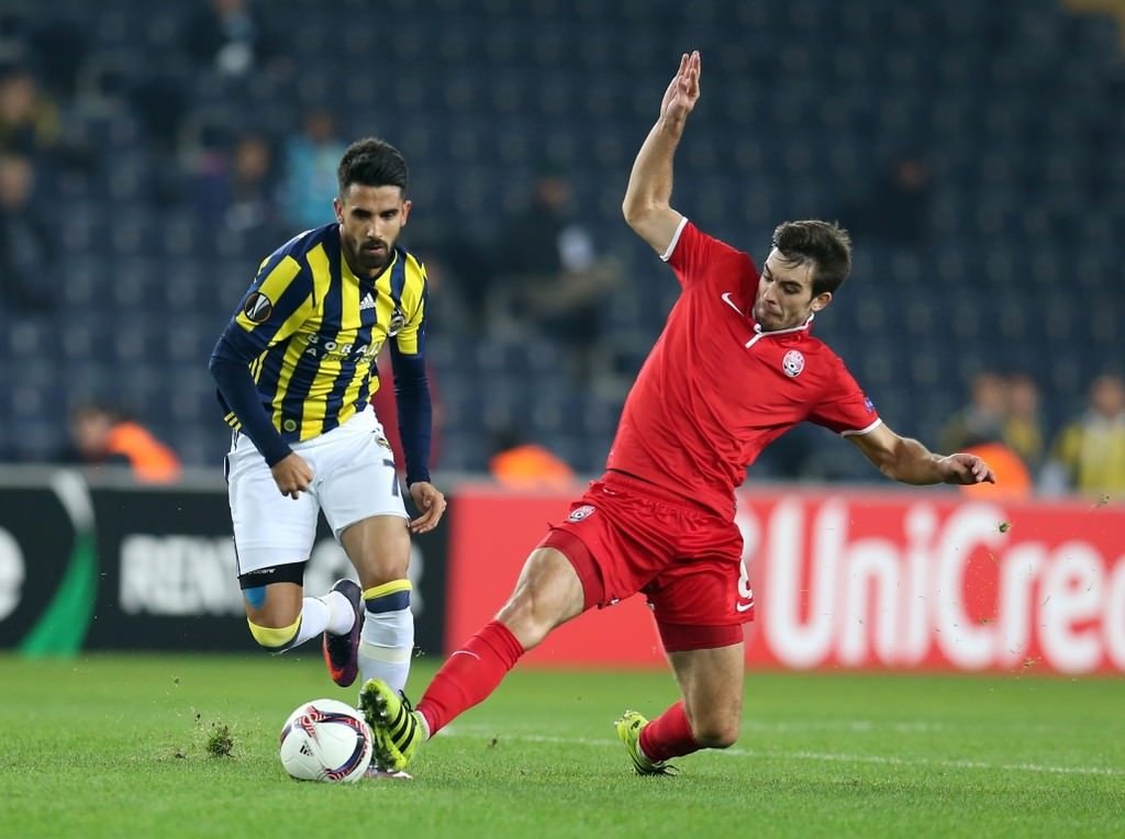 Fenerbahçe - Zorya Luhansk maçından kareler