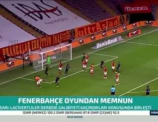Fenerbahçe oyundan memnun
