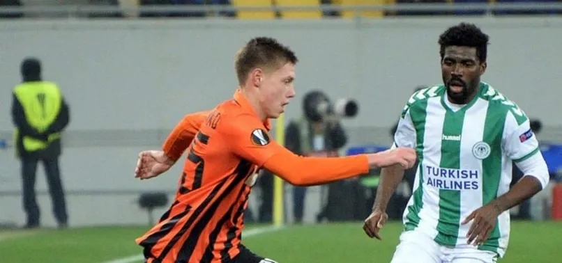 Konyaspor, Shakhtar Donetsk deplasmanında dağıldı
