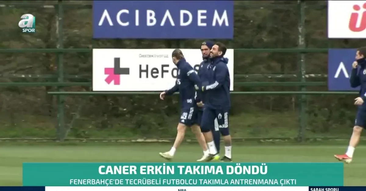Fenerbahçe'de Caner Erkin takıma döndü