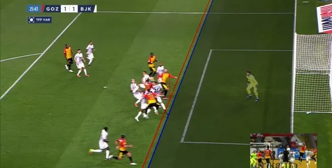 Son dakika spor haberi: Göztepe - Beşiktaş maçında ofsayt itirazları! İşte o pozisyon... - 2