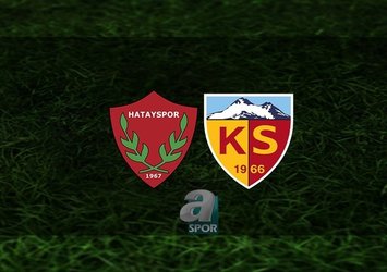 Hatayspor - Kayserispor | CANLI