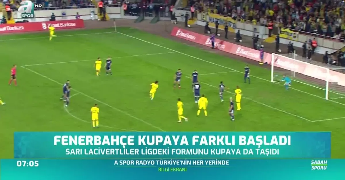Fenerbahçe kupaya farklı başladı
