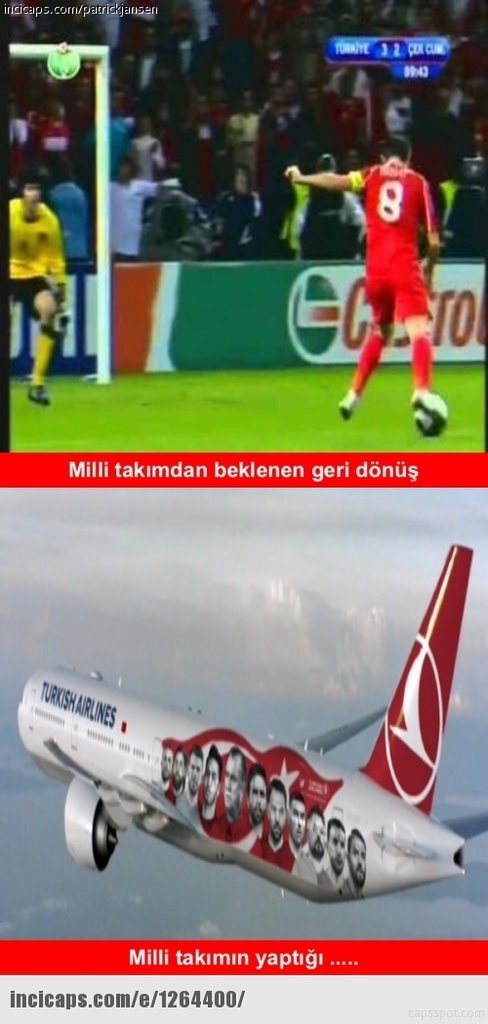 Türkiye İspanya maçı capsleri