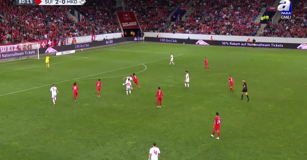 GOL | İsviçre 3-0 Kuzey Makedonya