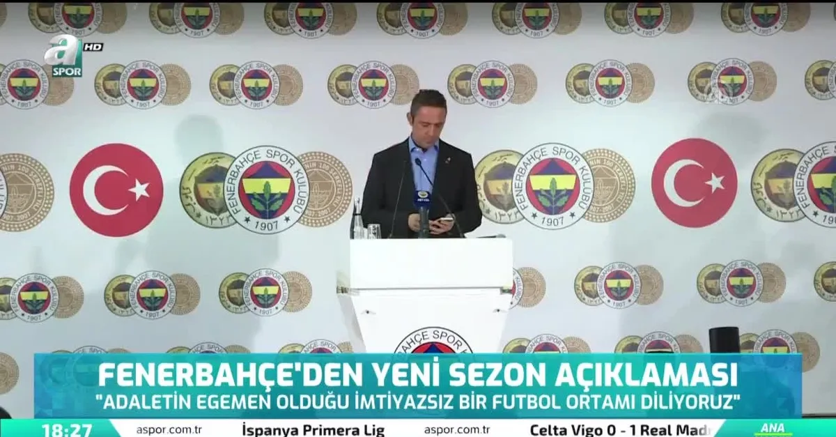 Fenerbahçe'den yeni sezon açıklaması