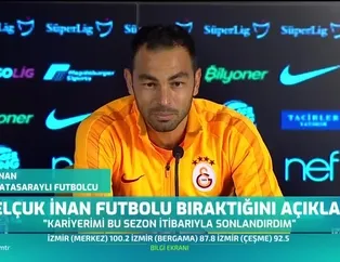 Selçuk İnan futbolu bıraktığını açıkladı