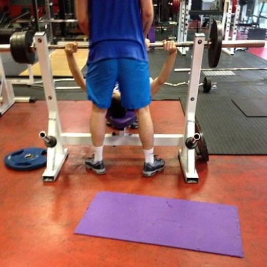 Spor salonlarından tuhaf görüntüler