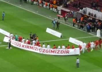 "Kudüs kırmızı çizgimizdir"